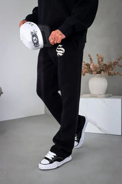 Sinners Attire - Palais Knitted Joggers - Black