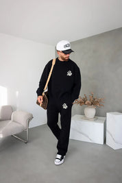 Sinners Attire - Palais Knitted Joggers - Black