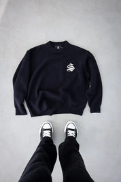 Sinners Attire - Palais Knitted Sweater - Black