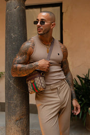 Cannes Luxe Vest - Beige