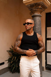 Cannes Luxe Vest - Black