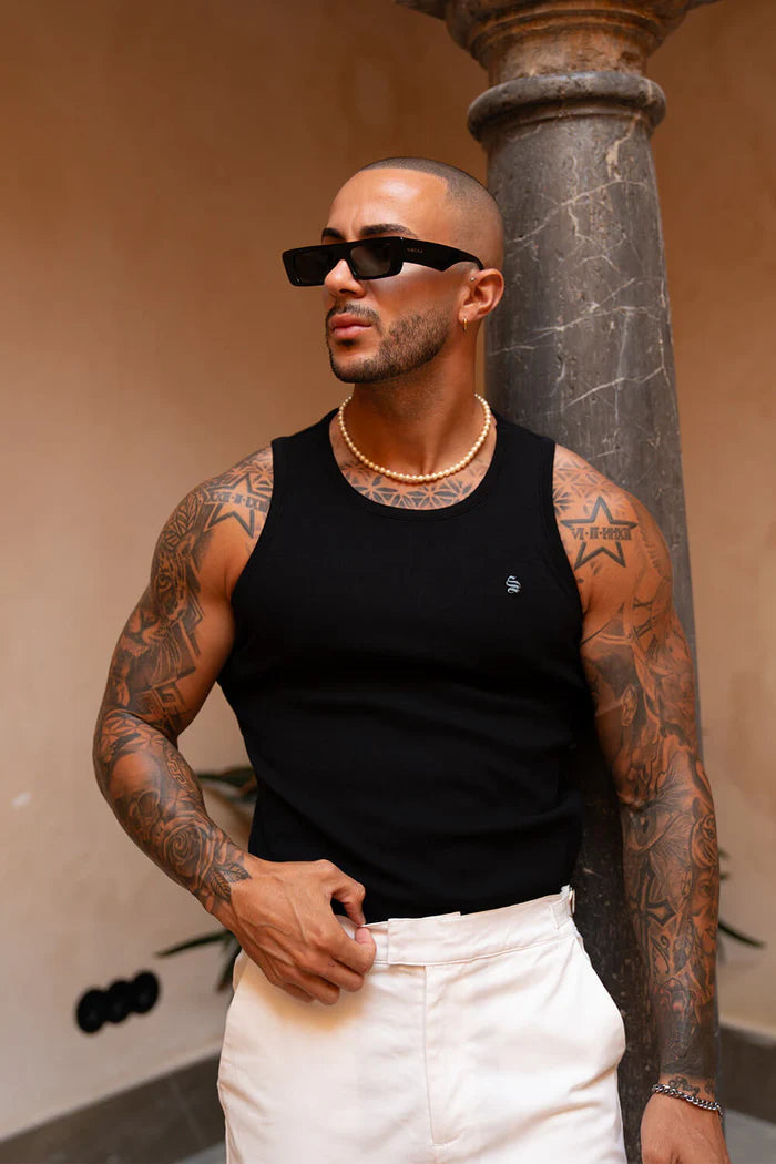 Cannes Luxe Vest - Black