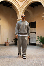 Sinners Attire - Palais Knitted Joggers - Grey