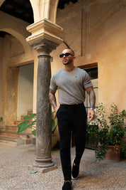 Sinners Attire - Luxe Knit Tee - Grey