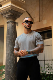 Sinners Attire - Luxe Knit Tee - Grey