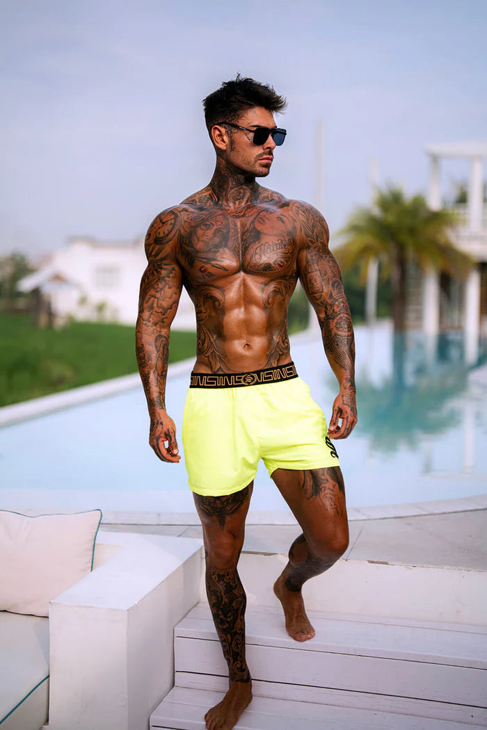 Icon Swim Shorts - Neon Yellow