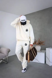 Sinners Attire - Palais Knitted Hoodie - Off White
