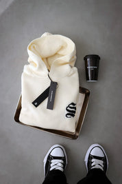 Sinners Attire - Palais Knitted Hoodie - Off White