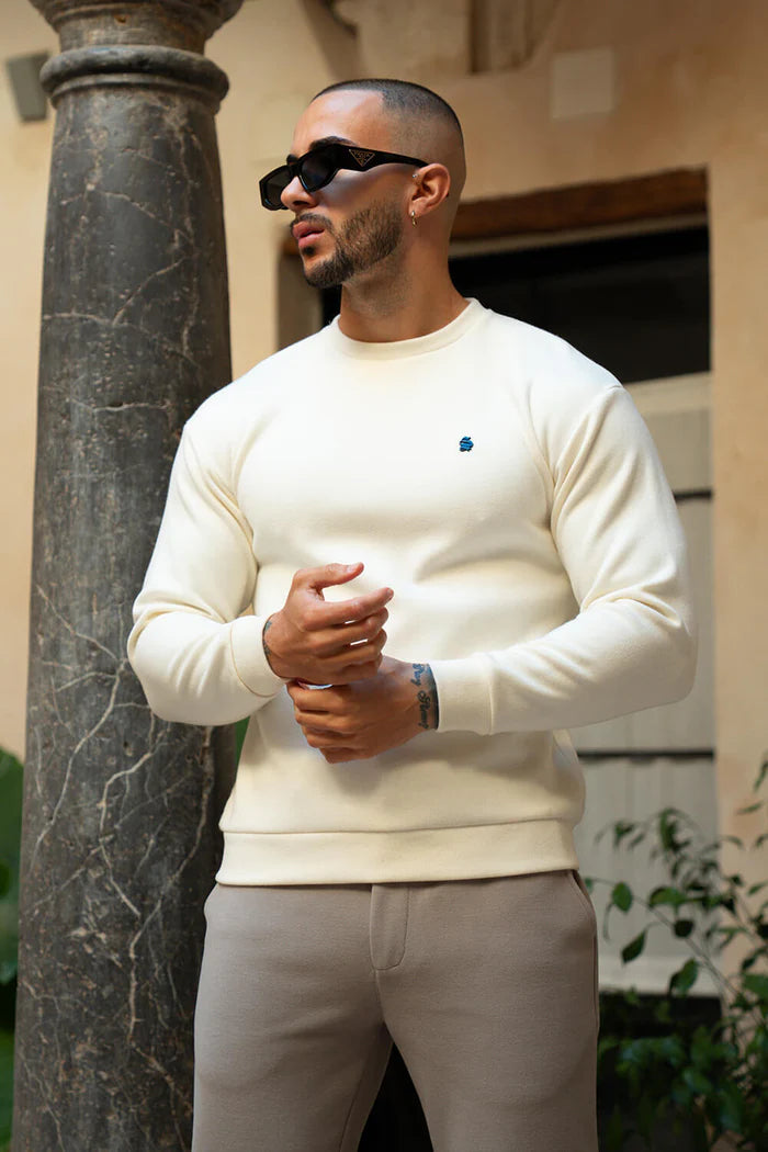 Sinners Attire - Sovrano Luxe Sweater - Off White