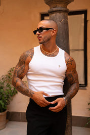 Cannes Luxe Vest - White