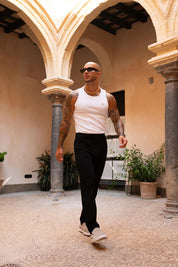 Cannes Luxe Vest - White