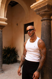 Cannes Luxe Vest - White