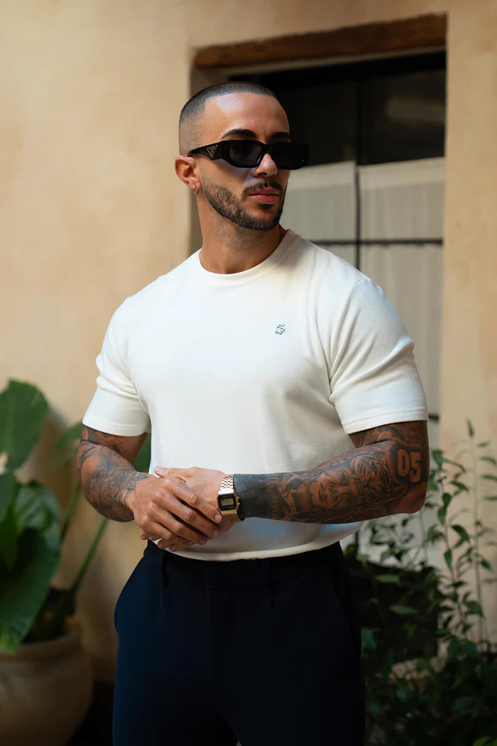 Sinners Attire - Luxe Knit Tee - White