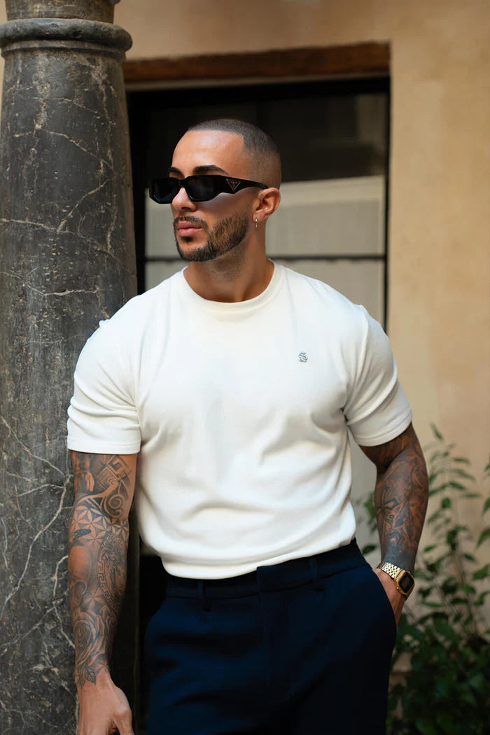 Sinners Attire - Luxe Knit Tee - White