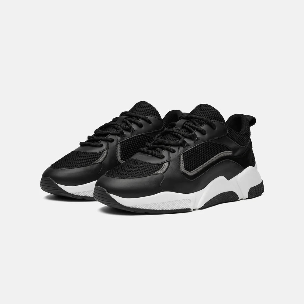 Capo Runner Trainer - Black/White