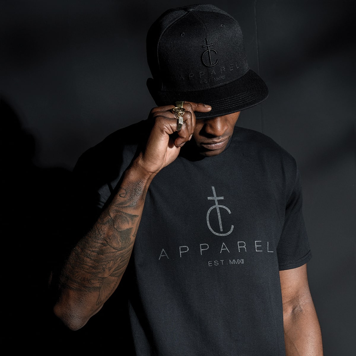 TC Originals Black on Black Snapback