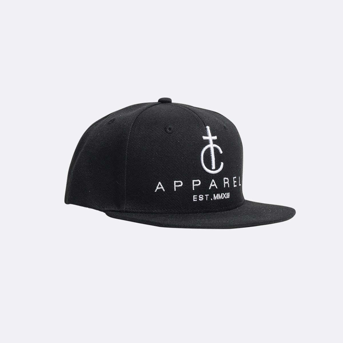 TC Originals White on Black Snapback