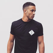 Tall Crooks Inverted Diamond T-shirt - Black