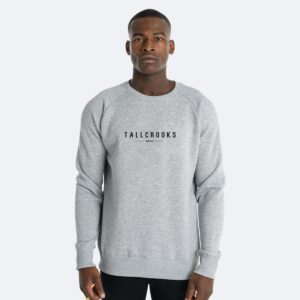 Tall Crooks Logo Sweater - Grey