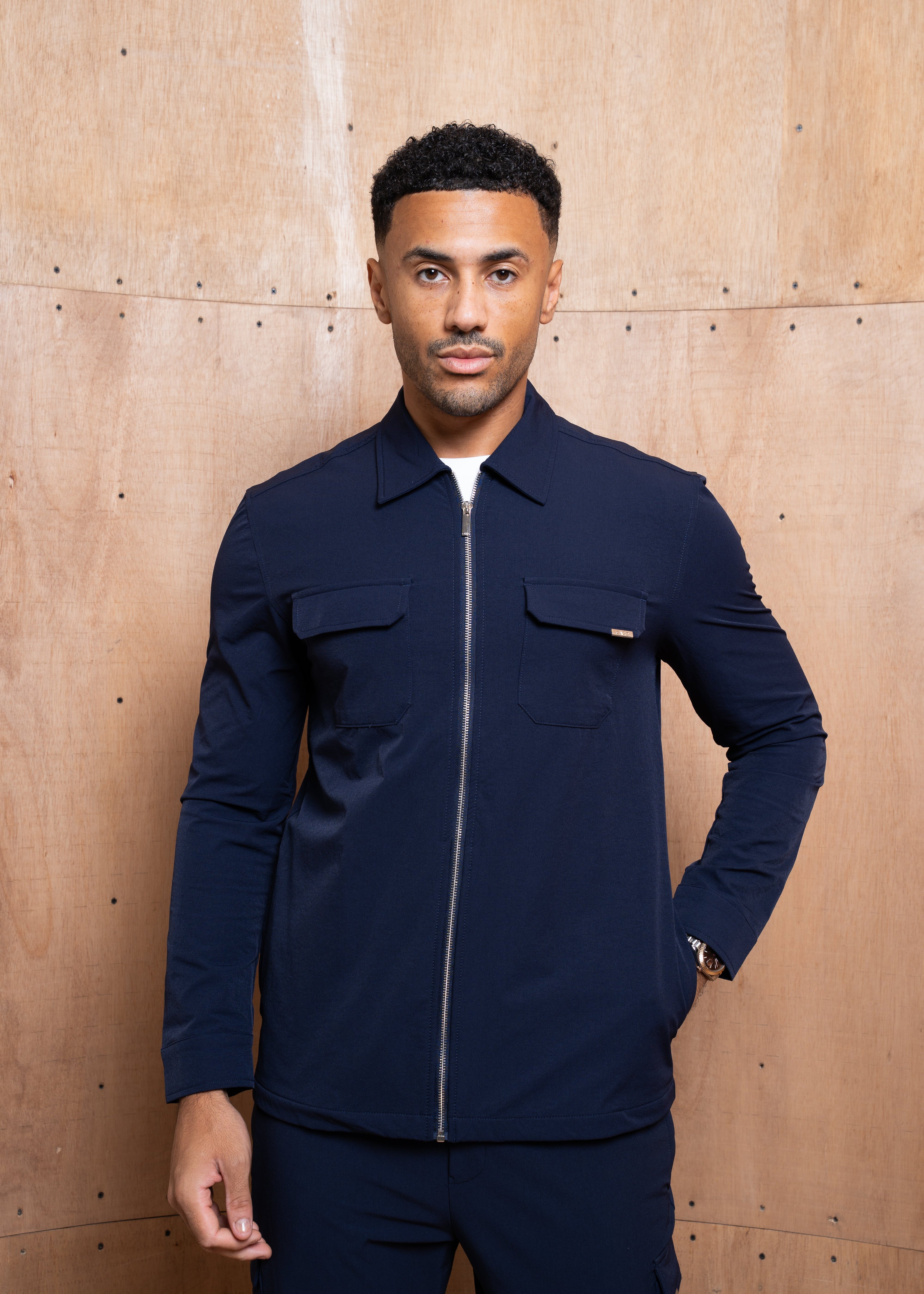 Capo Utility Overshirt - Navy