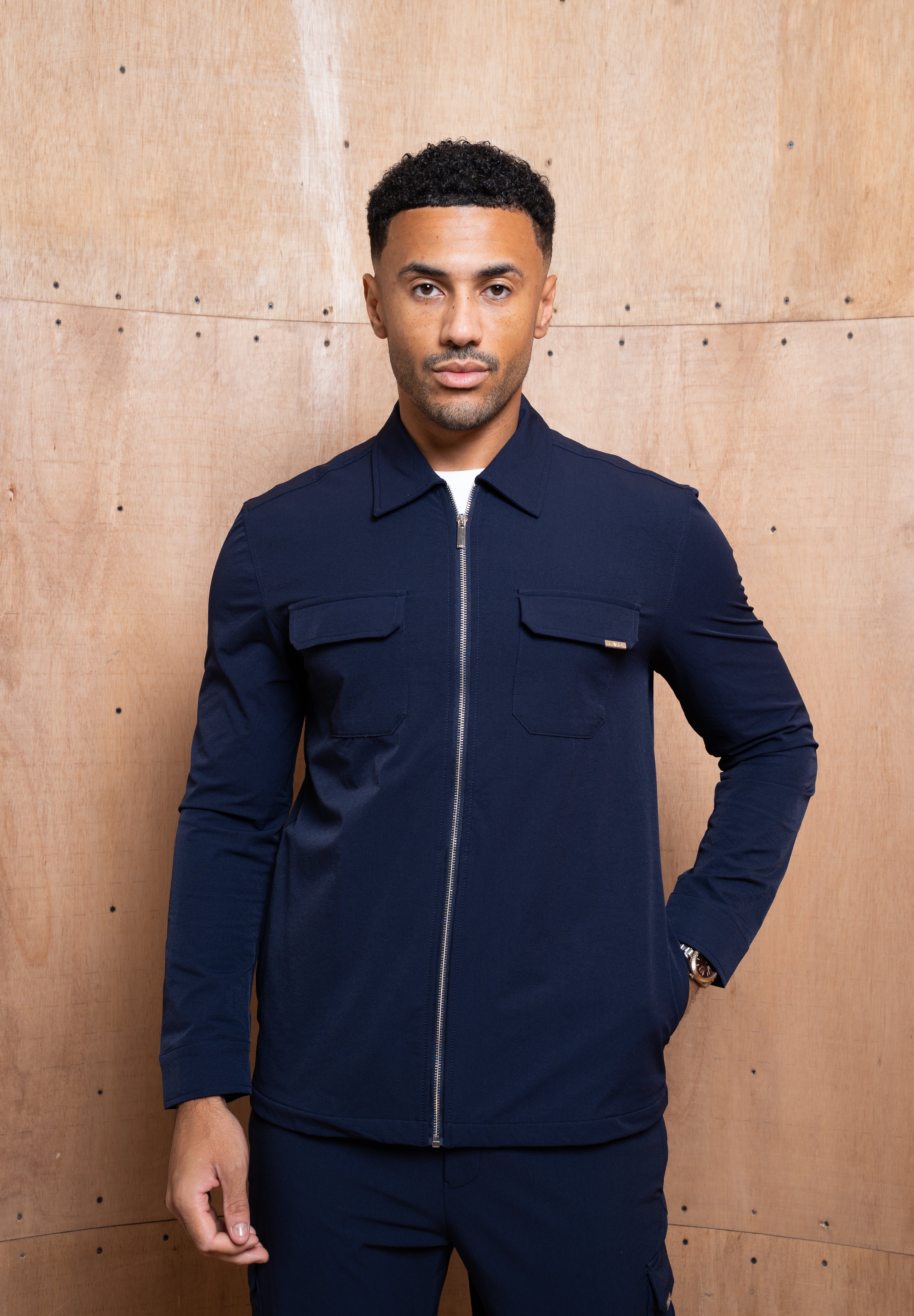 Capo Utility Overshirt - Navy