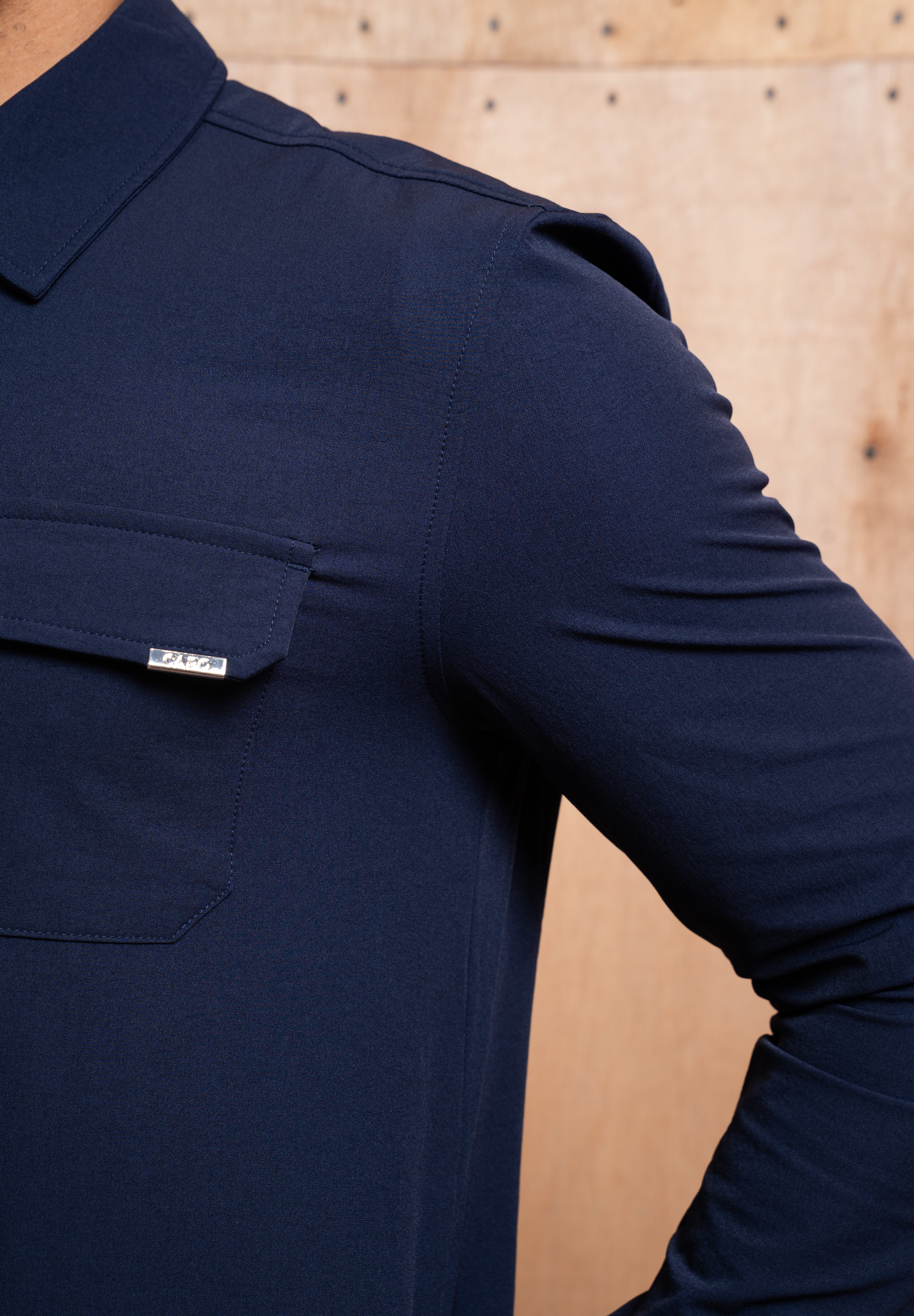 Capo Utility Overshirt - Navy
