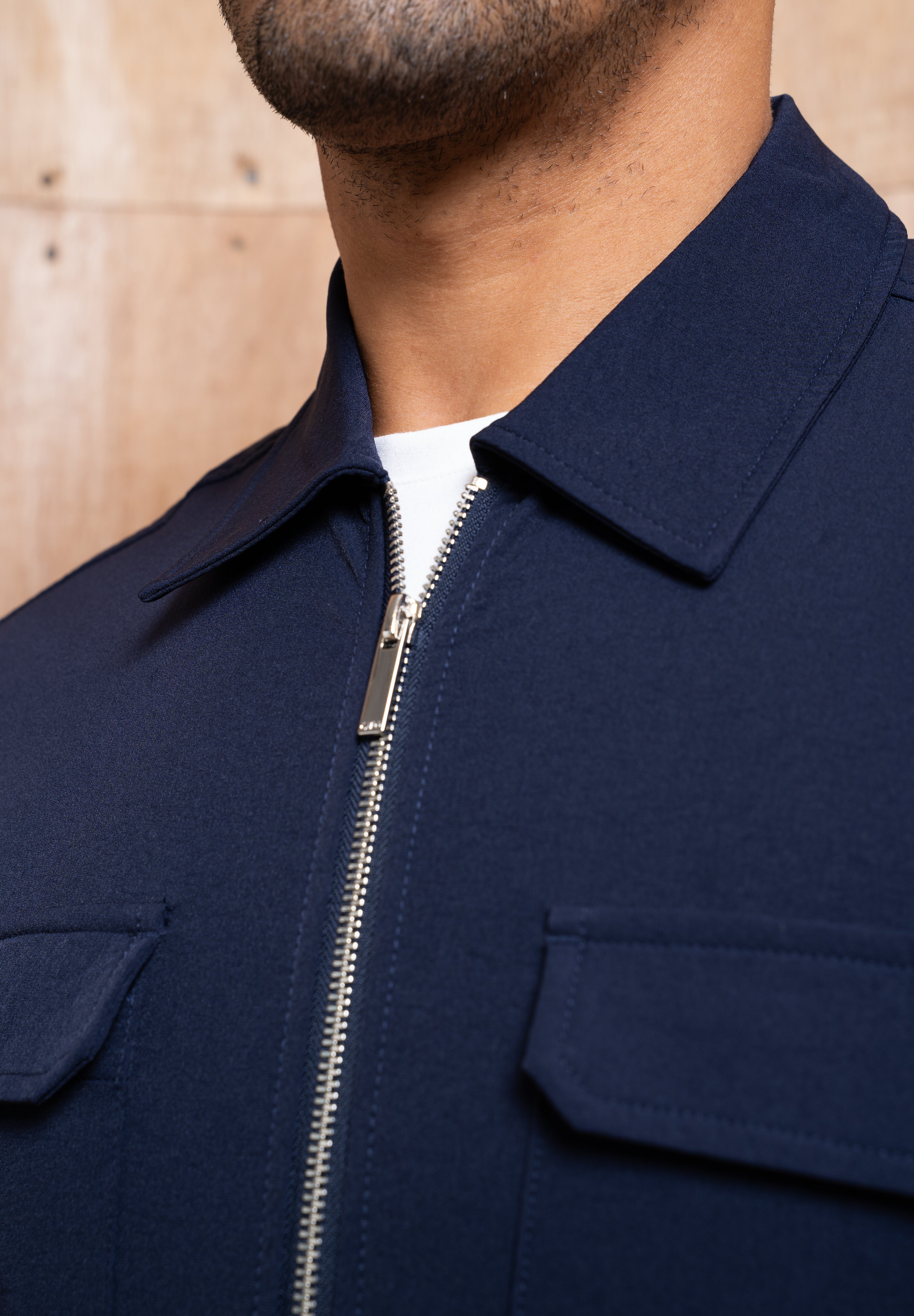 Capo Utility Overshirt - Navy