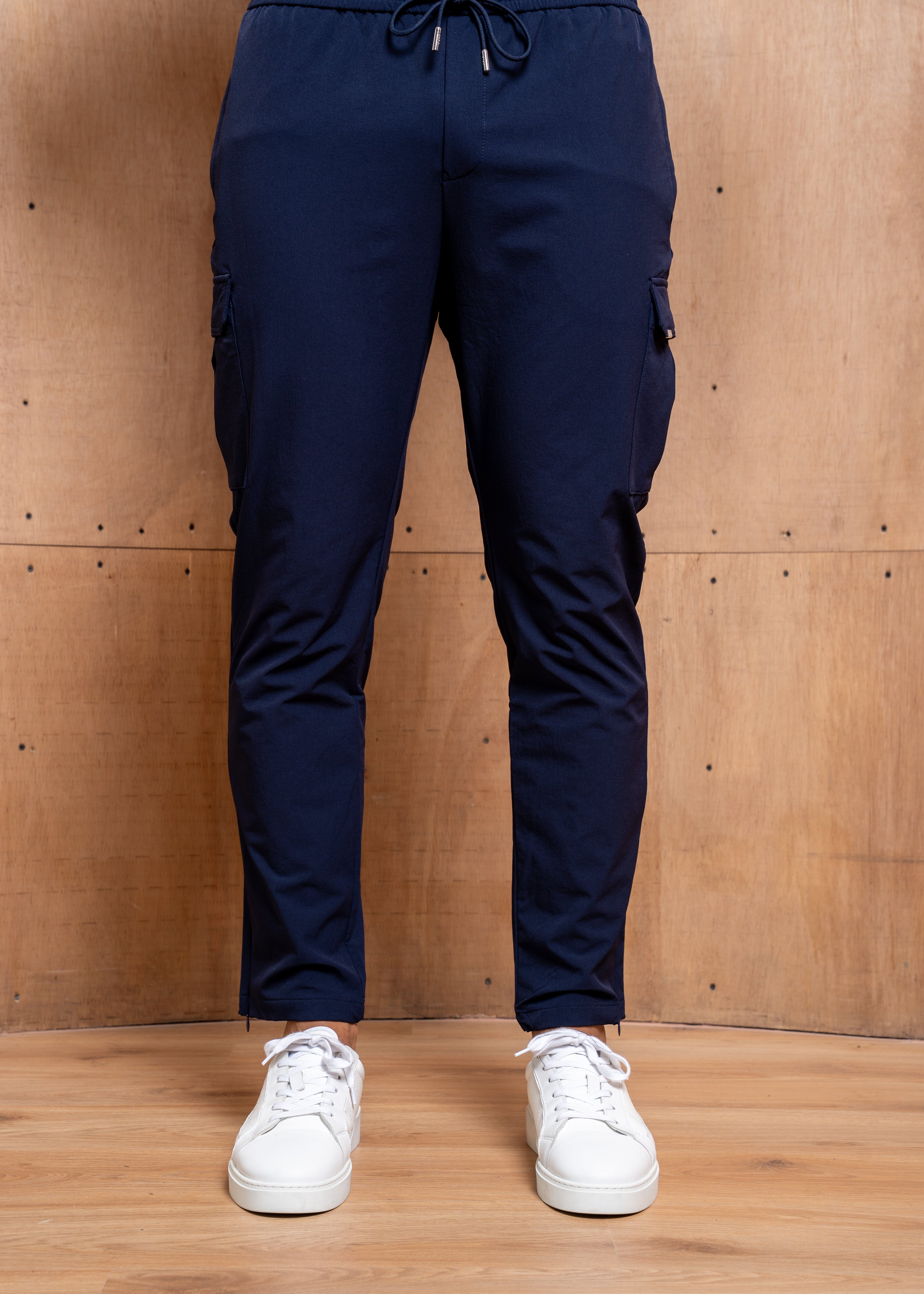 Capo Utility Regular Cargo Pants - Navy