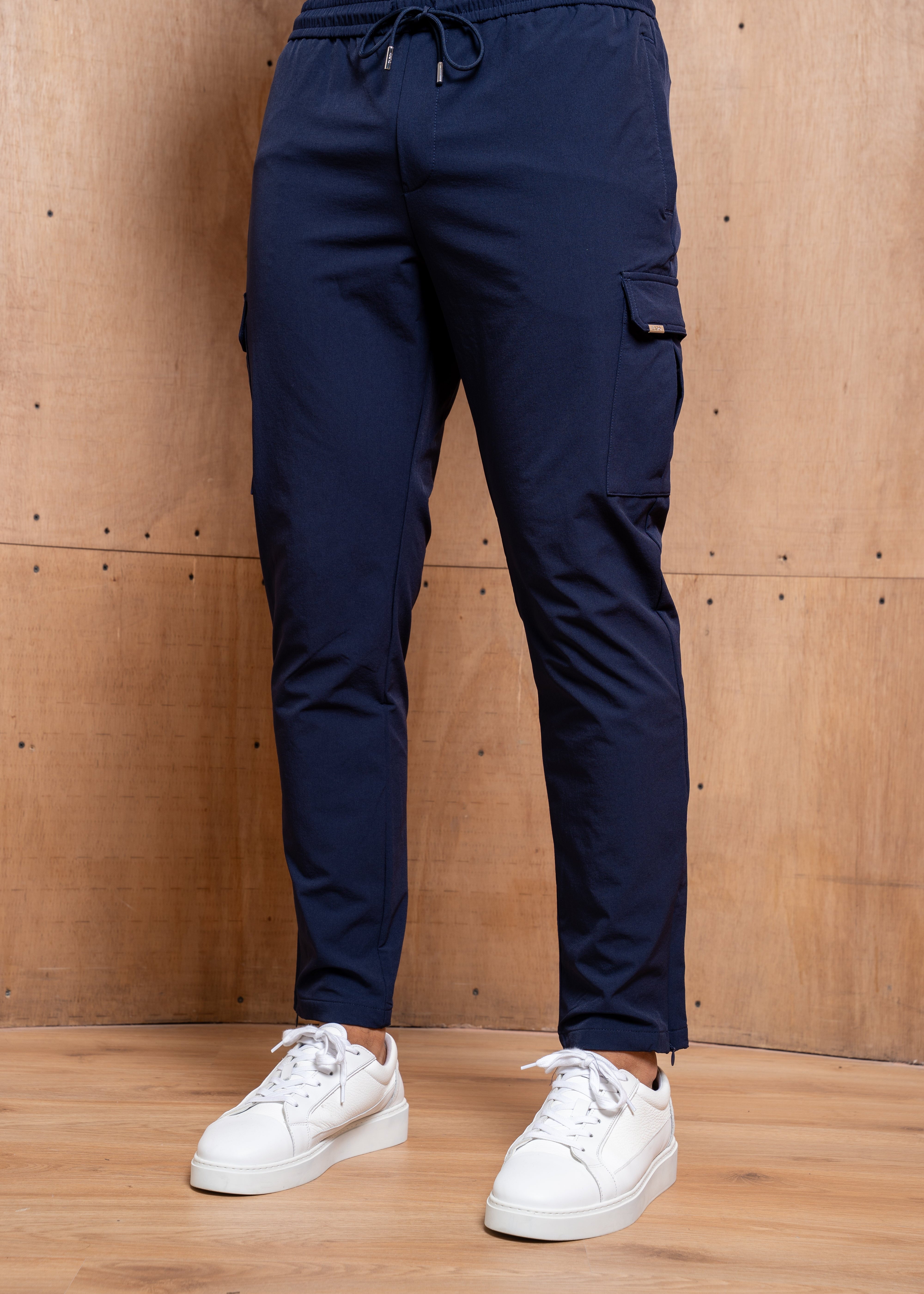 Capo Utility Regular Cargo Pants - Navy