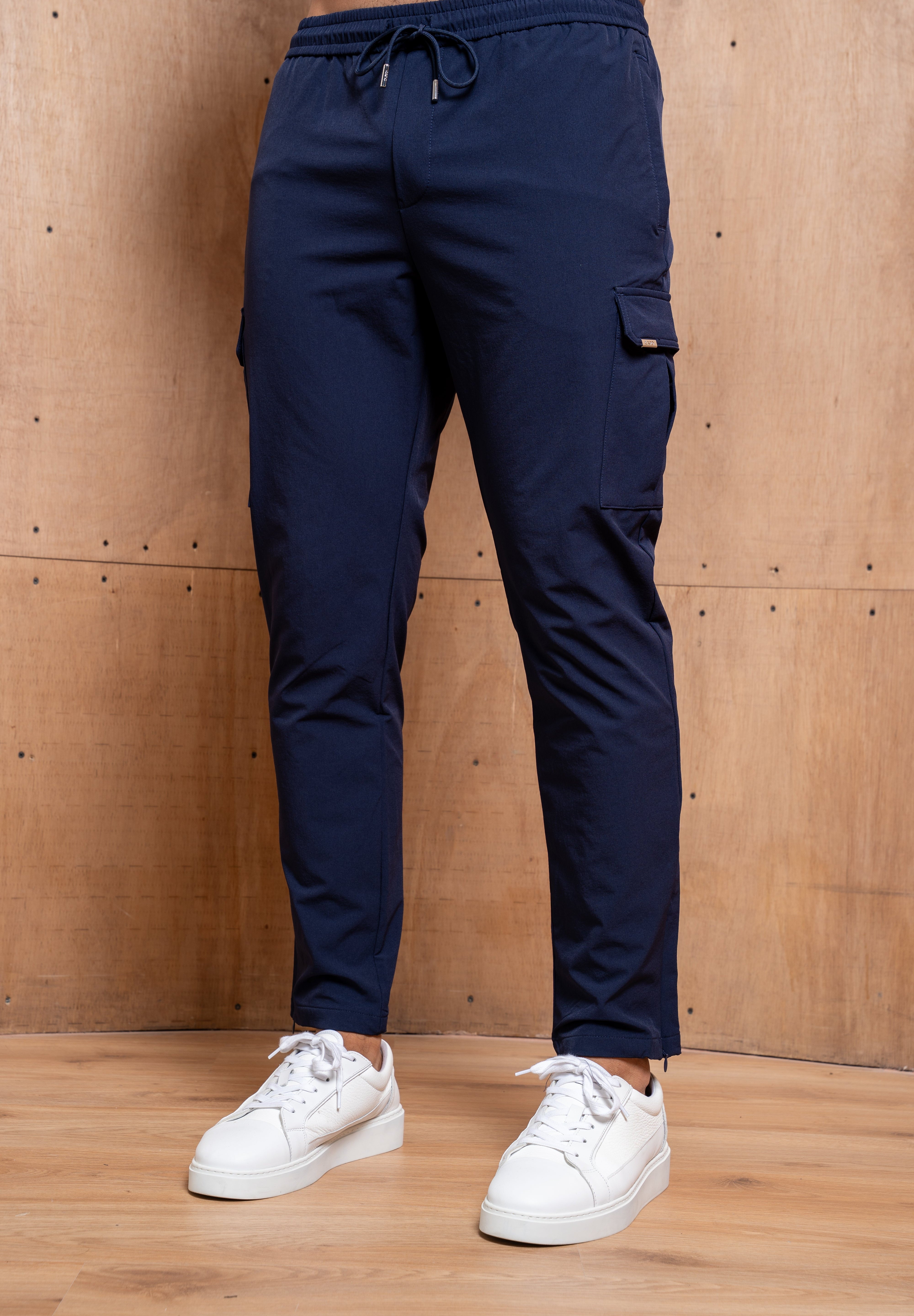 Capo Utility Regular Cargo Pants - Navy