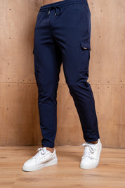 Capo Utility Regular Cargo Pants - Navy