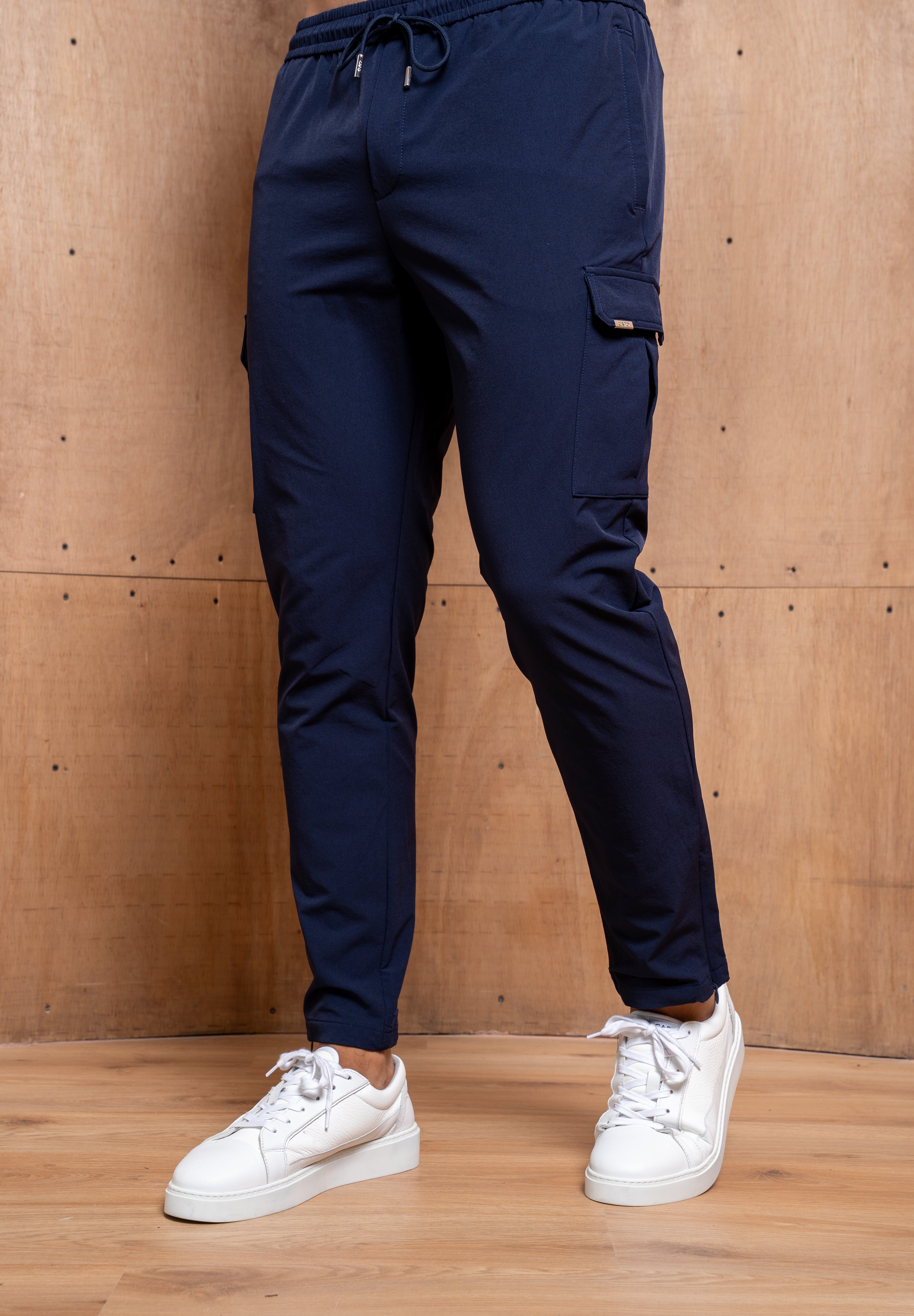 Capo Utility Regular Cargo Pants - Navy