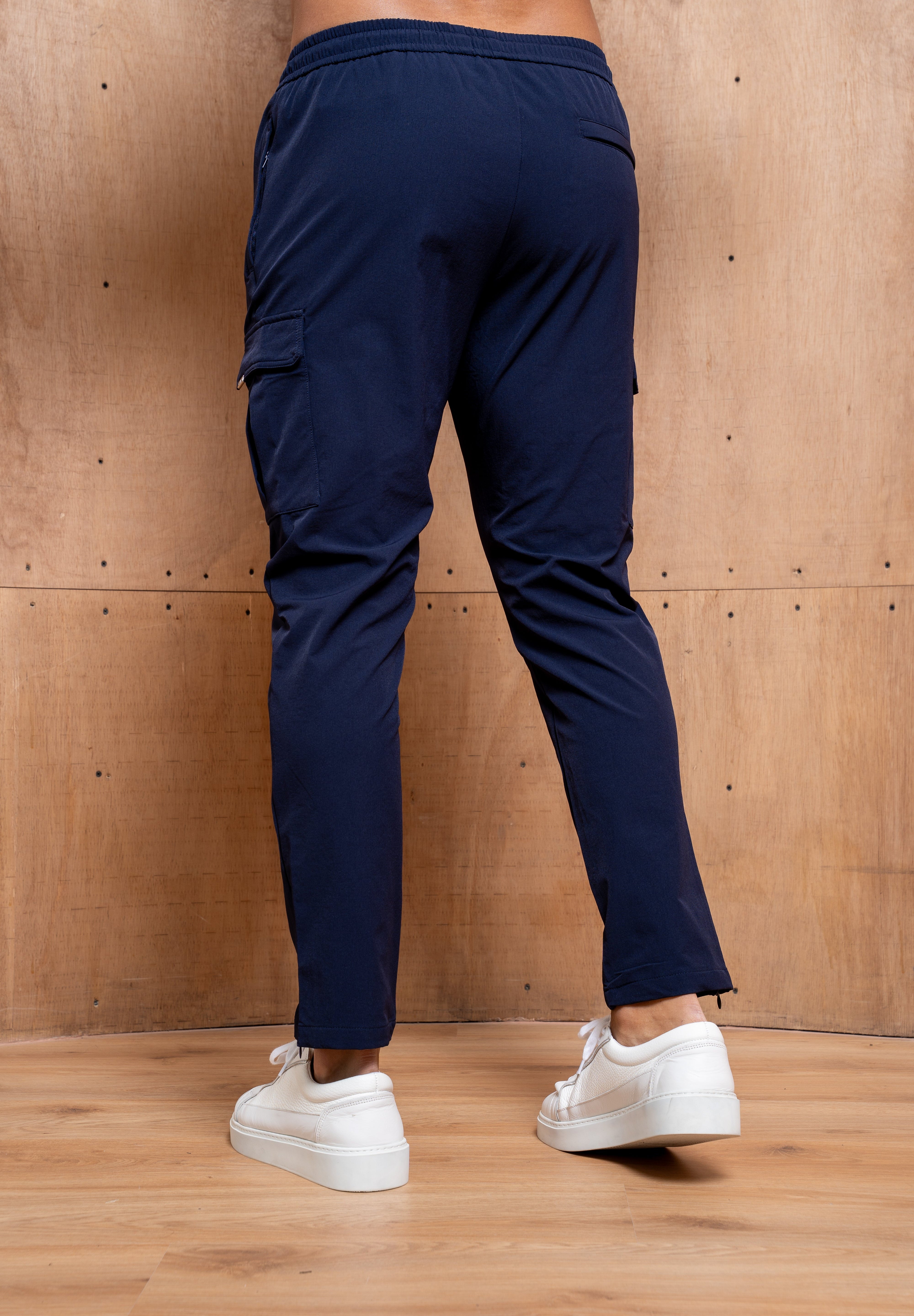 Capo Utility Regular Cargo Pants - Navy