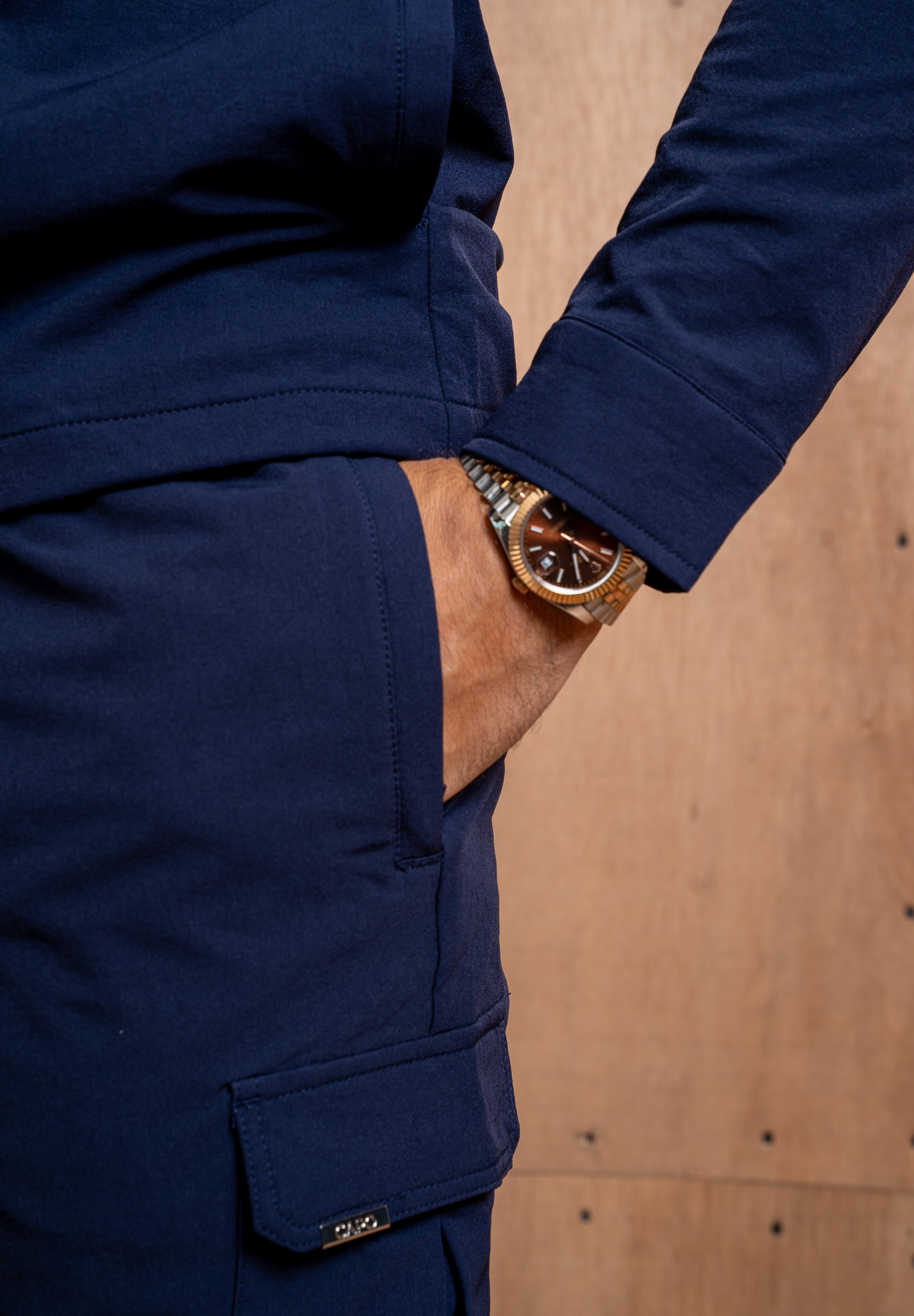 Capo Utility Regular Cargo Pants - Navy