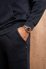 Capo Veluro Washed Joggers - Black