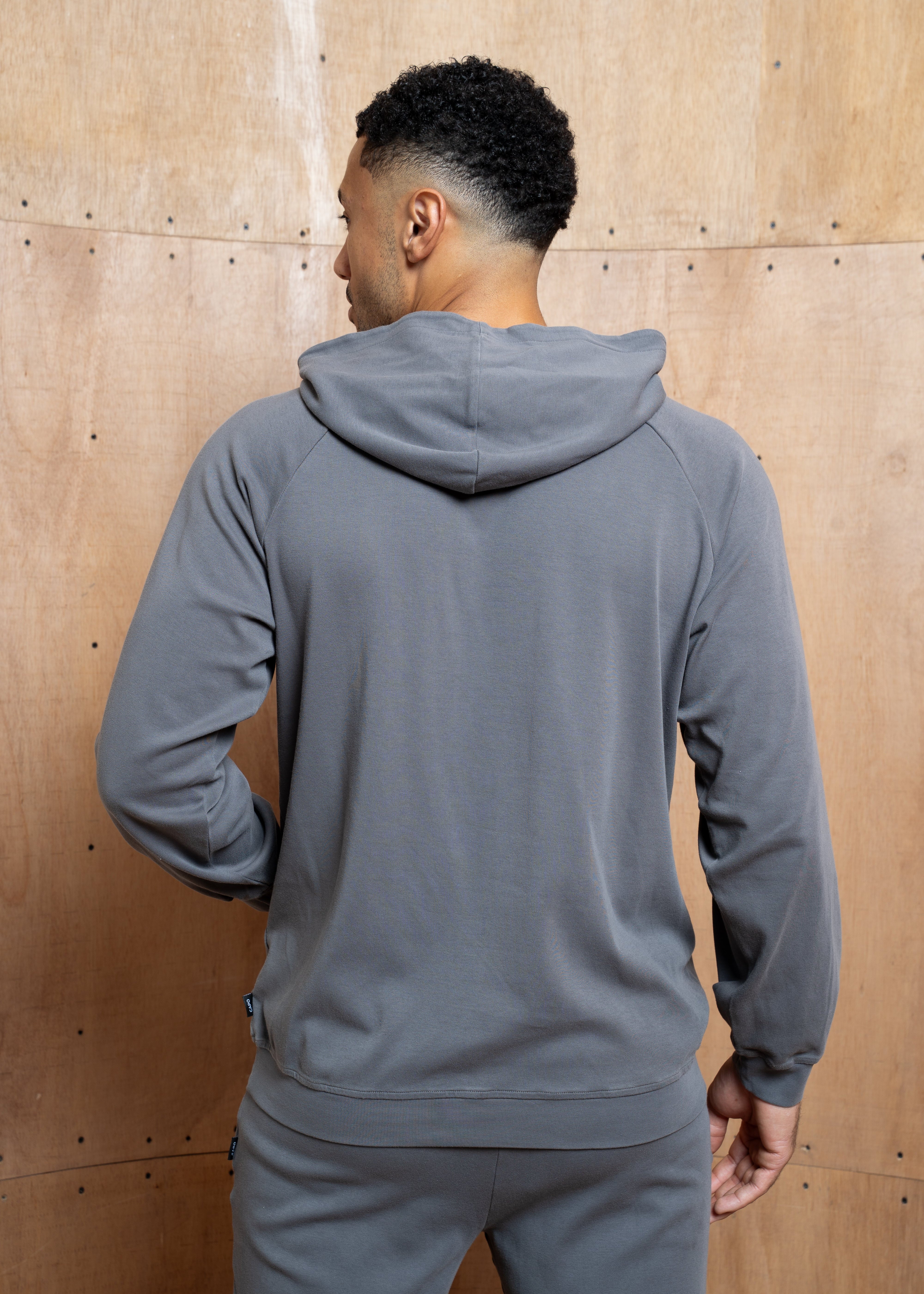 Capo Veluro Washed Hoodie - Light Grey