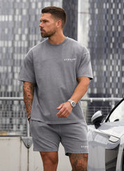 Gym King Est. Legacy Washed Tee - Washed Grey
