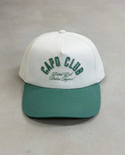 Capo Club Baseball Cap - Cream/Green