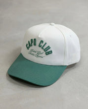 Capo Club Baseball Cap - Cream/Green