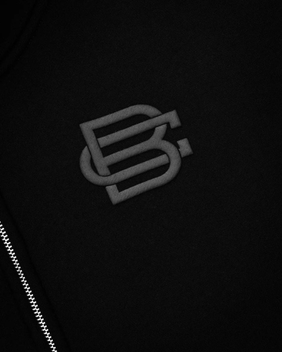 Bénir Club Match Day Zip Hoodie - Matte Black