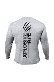 XAPE Claw Long Sleeve Tee - Sports Grey