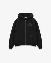 Bénir Club Match Day Zip Hoodie - Matte Black
