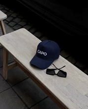 Capo Cotton Embroidered Cap - Navy