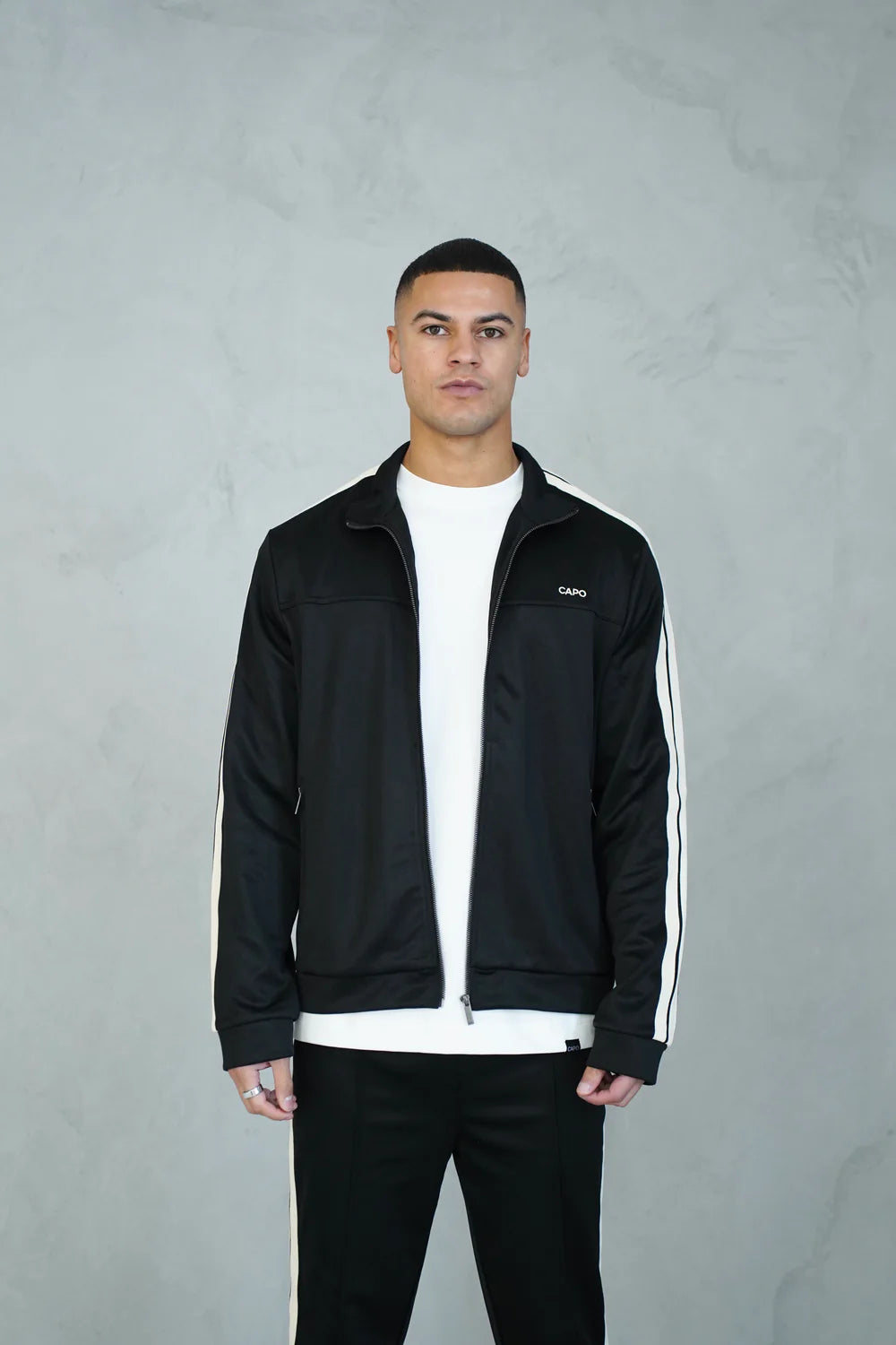 Capo Tape Track Jacket - Black