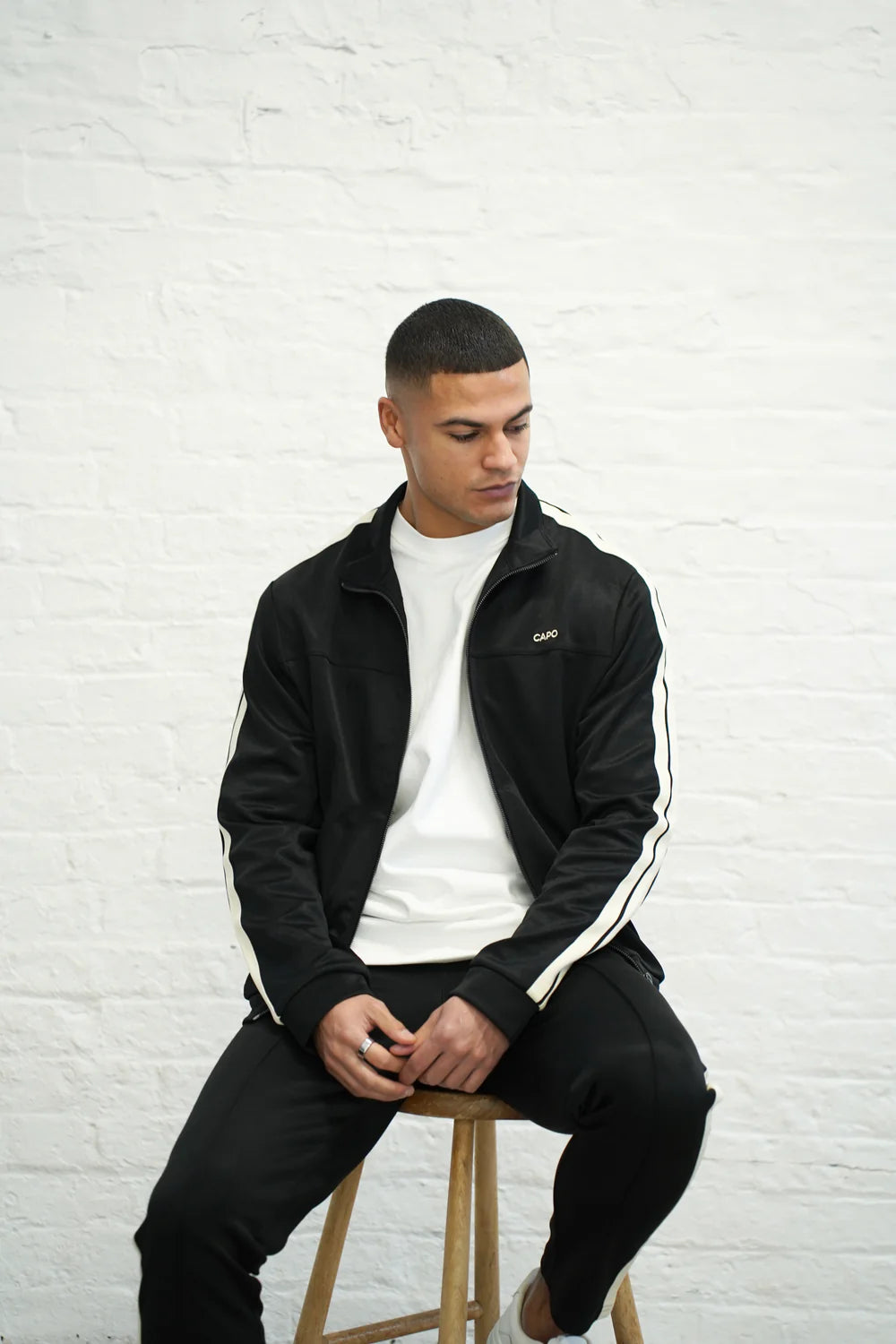 Capo Tape Track Jacket - Black