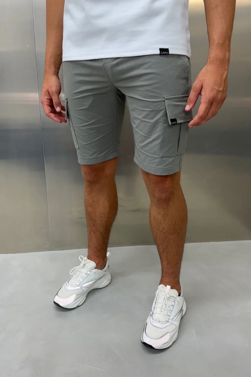 Capo LIGHTWEIGHT Cargo Short - Light Grey