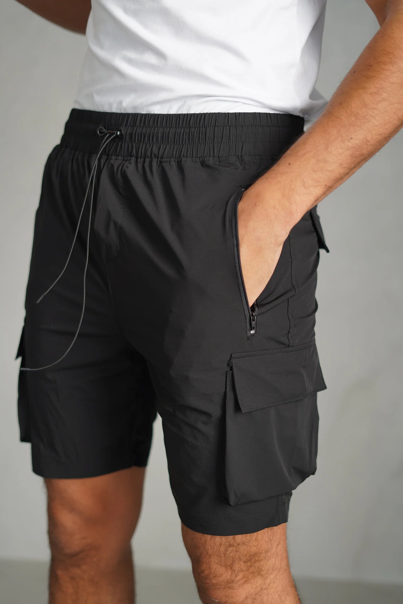 Capo LIGHTWEIGHT Cargo Short - Black