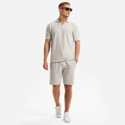 Mercier Polo Shirt - Cement