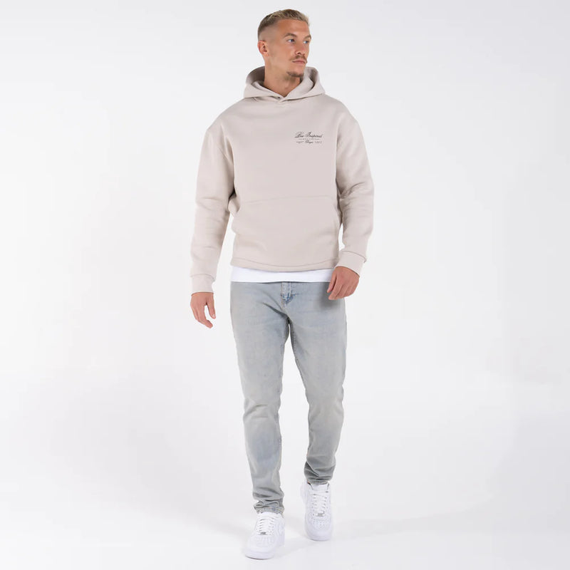 Bernie Oversized Unisex Hoodie - Cement