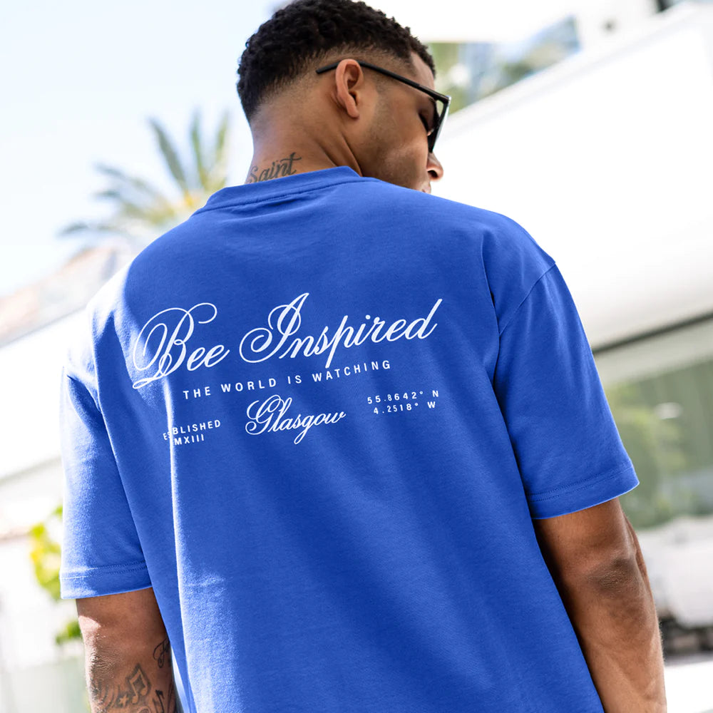 Bee Inspired Olise T-Shirt - Cobalt